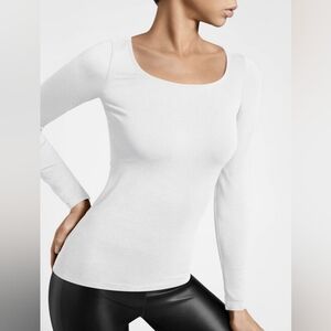 Wolford Top shirt longsleeves white NWT size M